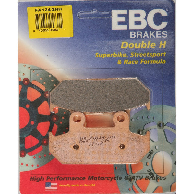 Load image into Gallery viewer, EBC 1 Pair Sintered HH Race Formula Brake Pads MPN FA124/2HH