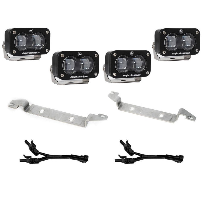 Load image into Gallery viewer, Baja Designs Fog Light Kit S2 SAE Series Spot Pattern Clear Lens 448239