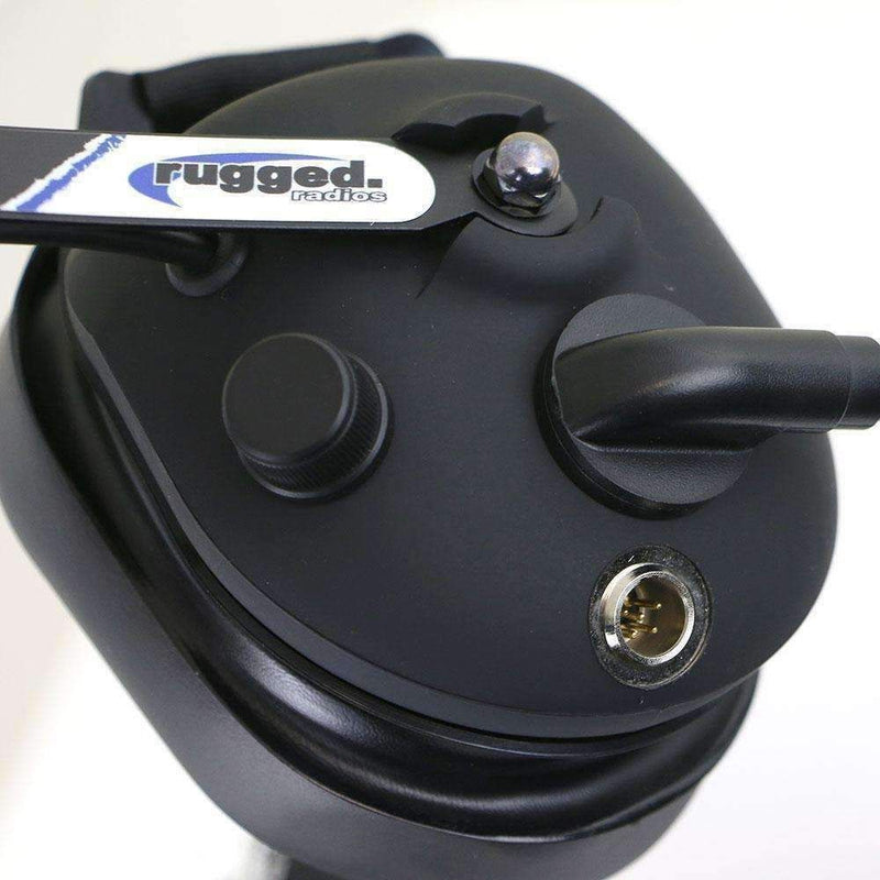 Load image into Gallery viewer, Rugged Radios H43 Rubberized Behind the Head (BTH) 2-Way Radio Headset H43-BLK-K
