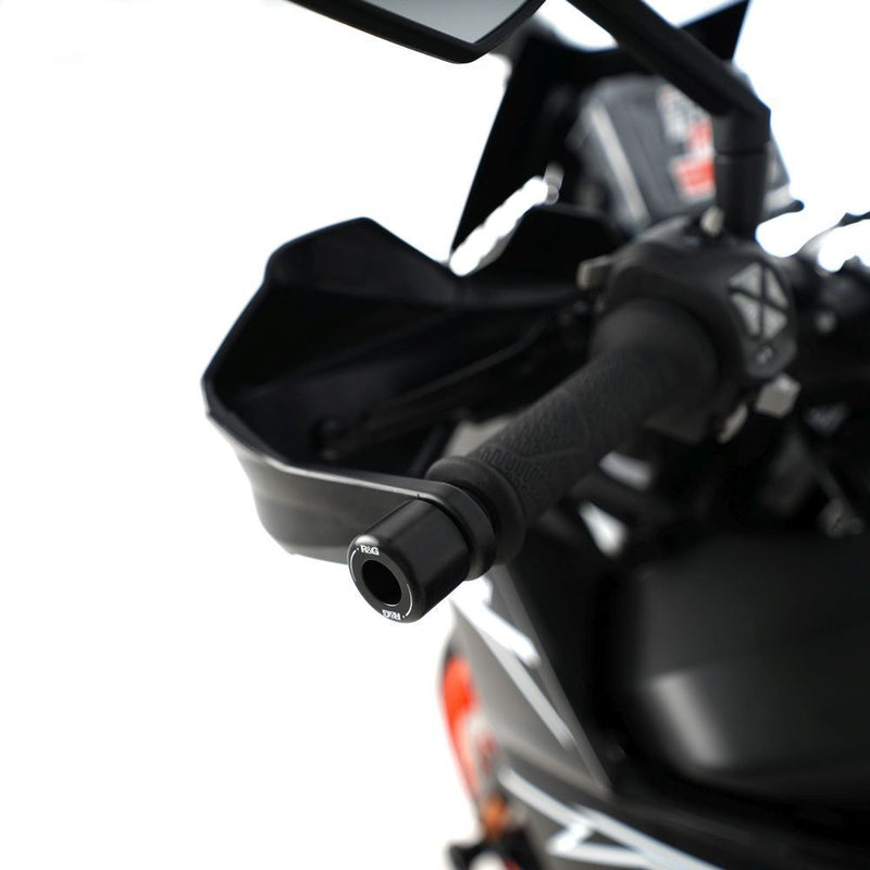 Load image into Gallery viewer, R&G Racing Black Bar End Sliders For 2015-2018 Husqvarna FS450