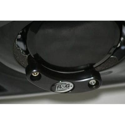 Load image into Gallery viewer, R&G Racing Black Engine Case Sliders LHS ECS0008BK