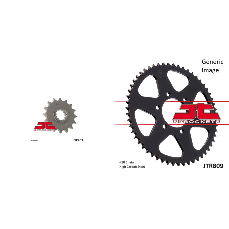 Load image into Gallery viewer, Front and Rear Steel Sprocket Kit for OffRoad SUZUKI SP125 1986-1988