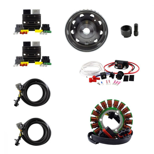 RMStator Splyt Stator Kit With Regulator, Dual Battery Isolator, Flywheel and Puller