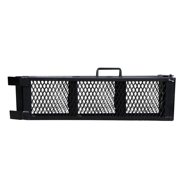 Load image into Gallery viewer, Center-Folding Mild Arched Steel Mesh Loading Ramp 800 lb. Rated (per ramp) - 80" long x 11" wide