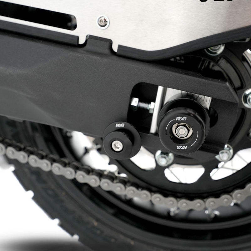 Load image into Gallery viewer, R&G Racing Black Swingarm Protectors SP0086BK