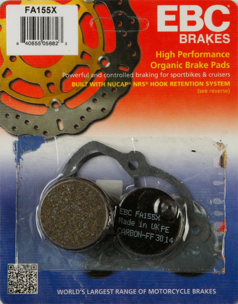 Load image into Gallery viewer, EBC 1 Pair Performance X-Series Carbon Brake Pads MPN FA155X