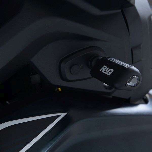 Load image into Gallery viewer, R&G Racing Black Indicator Adapter Kit For 2018-2024 BMW F700GS