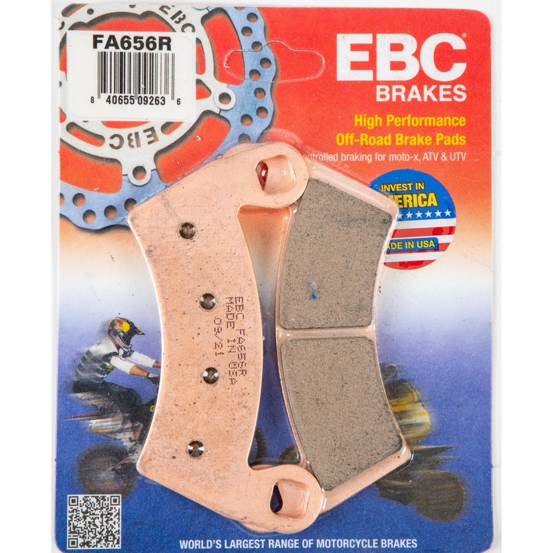 Load image into Gallery viewer, EBC 1 Pair Sintered R Series Heavy-Duty Brake Pads MPN FA656R