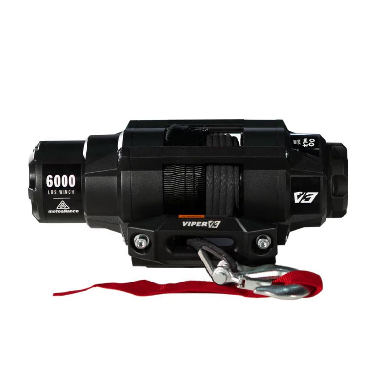 Load image into Gallery viewer, Viper 6000lbs V3 Winch Black Rope With Mount For Kawasaki Prairie 650 2001-2003