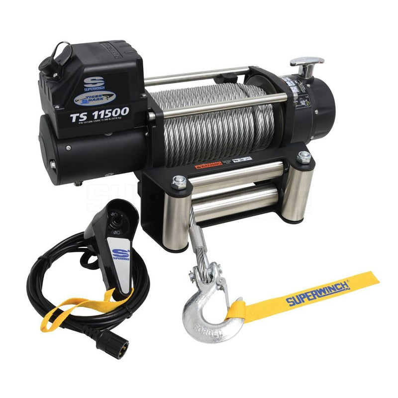 Load image into Gallery viewer, Superwinch (1511200) 11,500 lbs. Capacity Tiger Shark Series Winch - Model TS11500