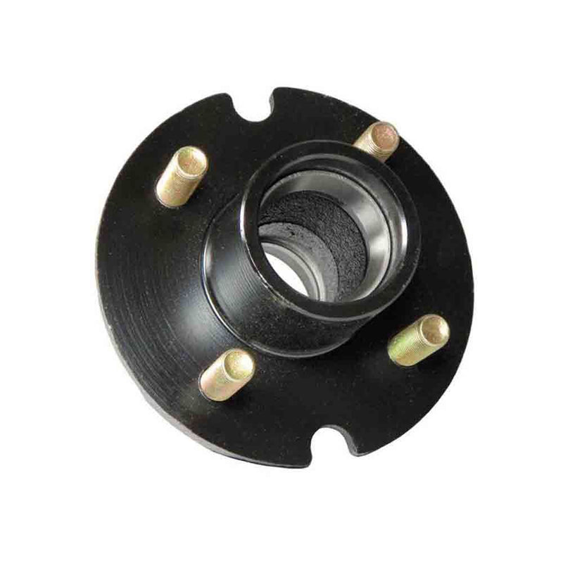 Load image into Gallery viewer, 4-Bolt on 4" Circle Studded Trailer Hub For 1" OR 1-1/16" Straight Spindles for 2,000 lb. Axle