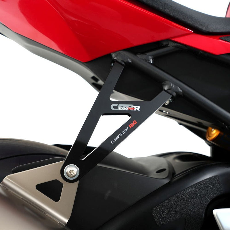 Load image into Gallery viewer, R&G Racing Black Exhaust Hanger For 2021-2023 Honda CBR1000RR-R Fireblade SP CBR10SPM