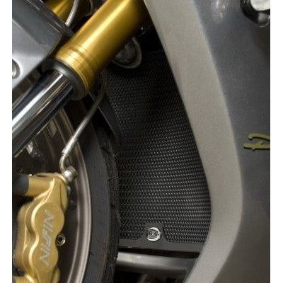 Load image into Gallery viewer, R&G Racing Black Aluminum Radiator Guard For 2006-2012 Triumph Daytona 675
