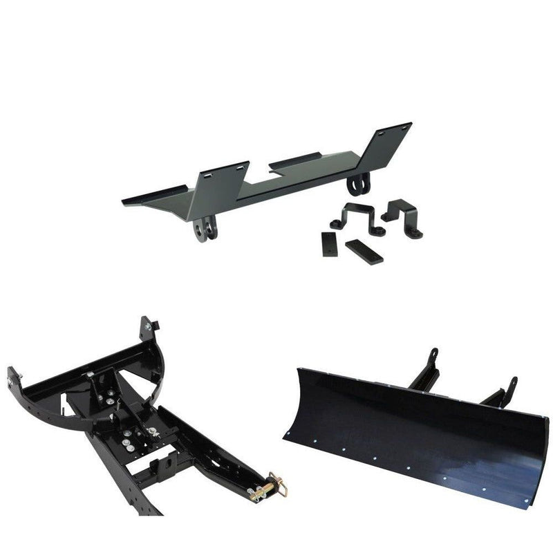 Load image into Gallery viewer, Denali Black UTV Snow Plow Kit For Yamaha Rhino 450 YXR450FA 4x4 2006-2011