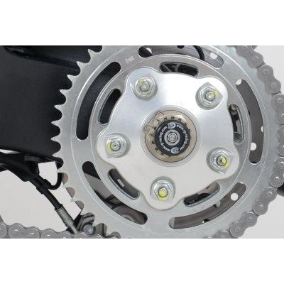 Load image into Gallery viewer, R&G Racing Black Spindle Sliders For 2013-2014 Ducati Hypermotard 821