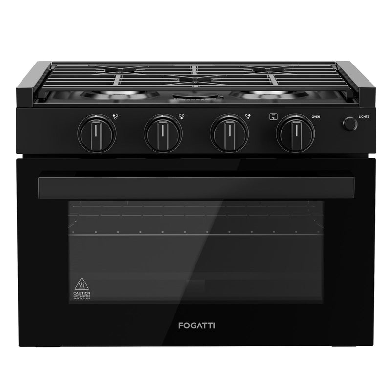 Load image into Gallery viewer, FOGATTI 17-Inch RV Oven Stove Combo, 3 Burner Propane Gas Range for Travel Trailer & Camper