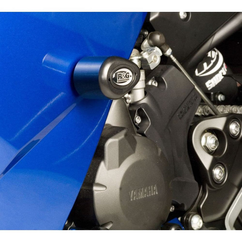 Load image into Gallery viewer, R&G Racing Black Aero Style Crash Protection Bobbins For 2015-2016 Yamaha Diversion XJ6 SF - FZ6R