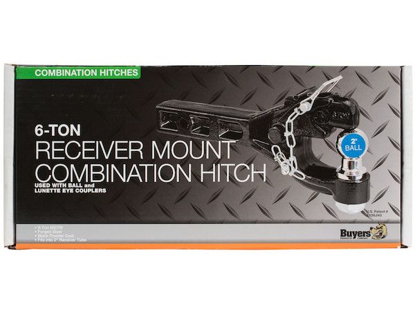 Load image into Gallery viewer, Buyers 6 Ton Combination Hitch - Pintle Hitch With 2 Inch Shank and 2 inch Ball