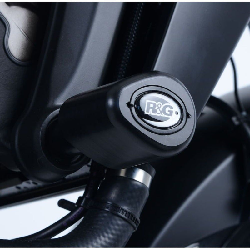 Load image into Gallery viewer, R&G Racing Black Aero Style Crash Protection Bobbins For 2017-2018 Yamaha FZ09
