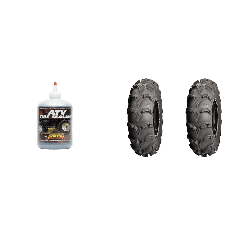 Load image into Gallery viewer, Set of 2 ITP Mud Lite XL Front/Rear Tires 26x10-12 6-ply with QUADBOSS Sealant