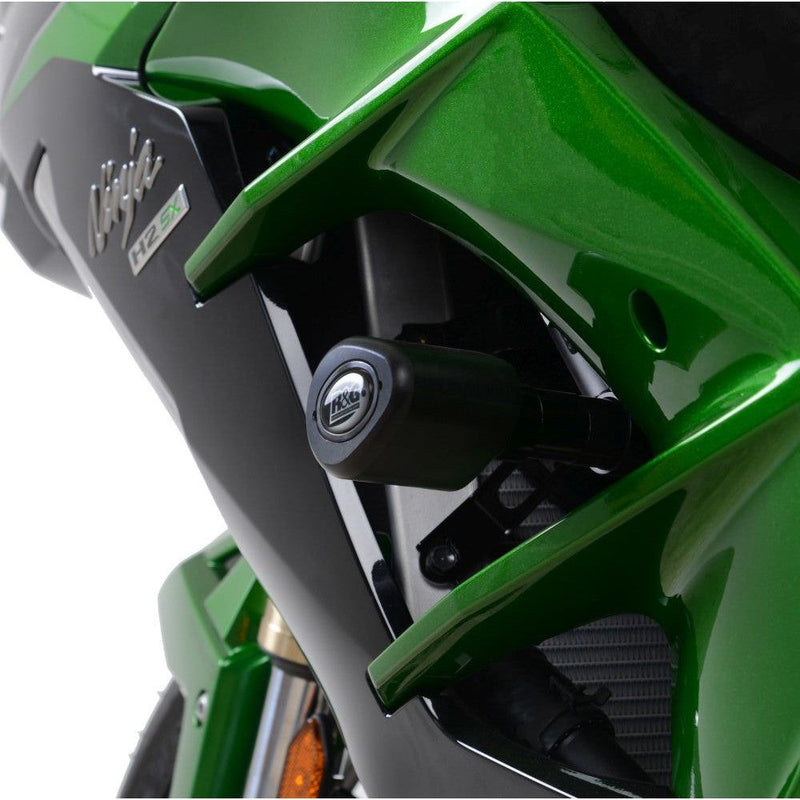 Load image into Gallery viewer, R&G Racing Black Aero Style Crash Protection Bobbins For 2018-2022 Kawasaki Ninja H2 SX SE ZX1000