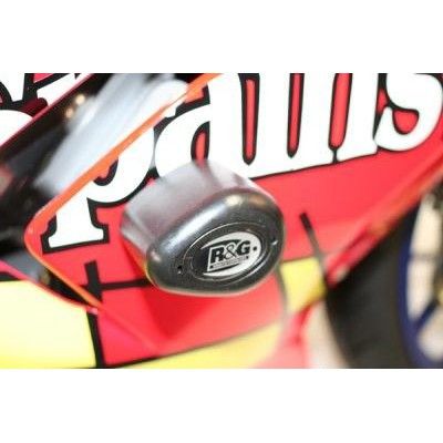 Load image into Gallery viewer, R&G Racing Black Aero Style Crash Protectors For 2002-2010 Aprilia RS125