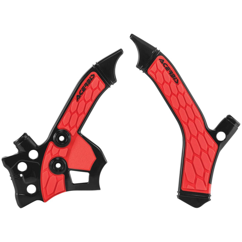 Load image into Gallery viewer, Acerbis Black/Red X-Grip Frame Guard - 2726851042