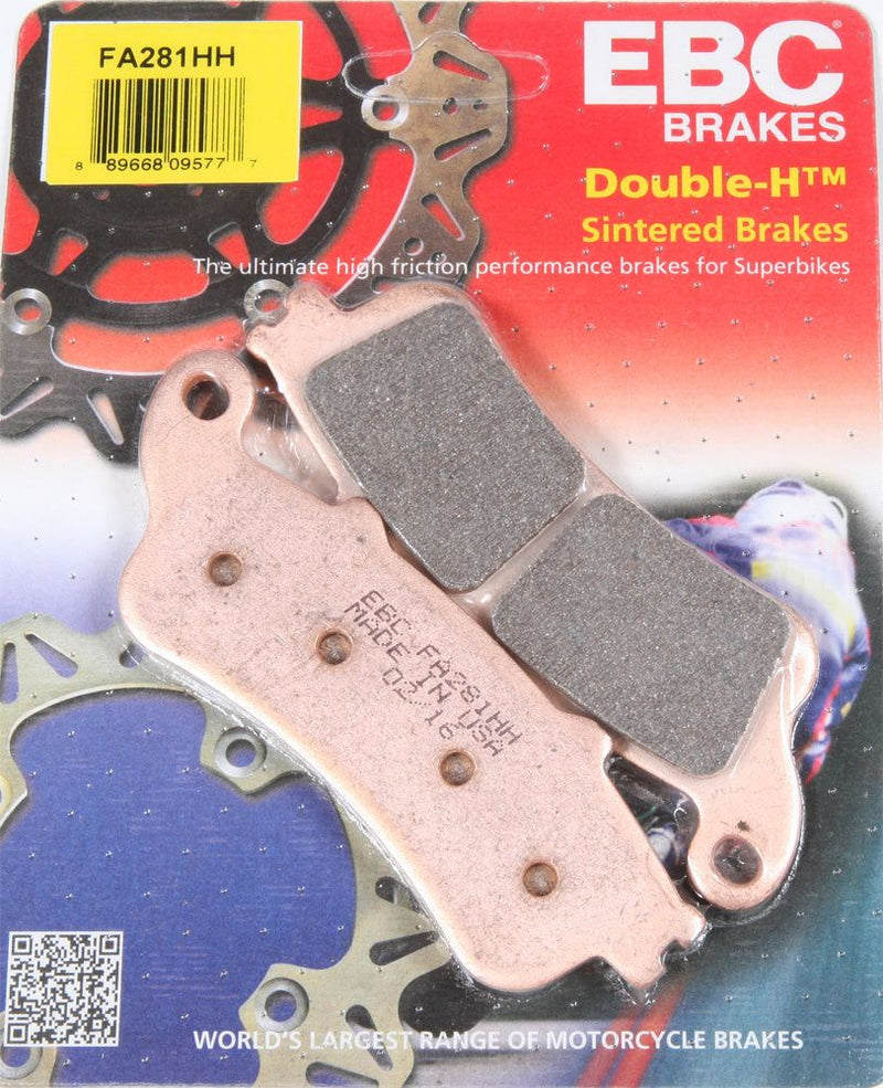 Load image into Gallery viewer, EBC 1 Pair Sintered HH Race Formula Brake Pads MPN FA281HH