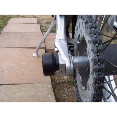 Load image into Gallery viewer, R&G Racing Black Swingarm Protectors For 2011-2012 Aprilia Dorsoduro 1200 SMV1200