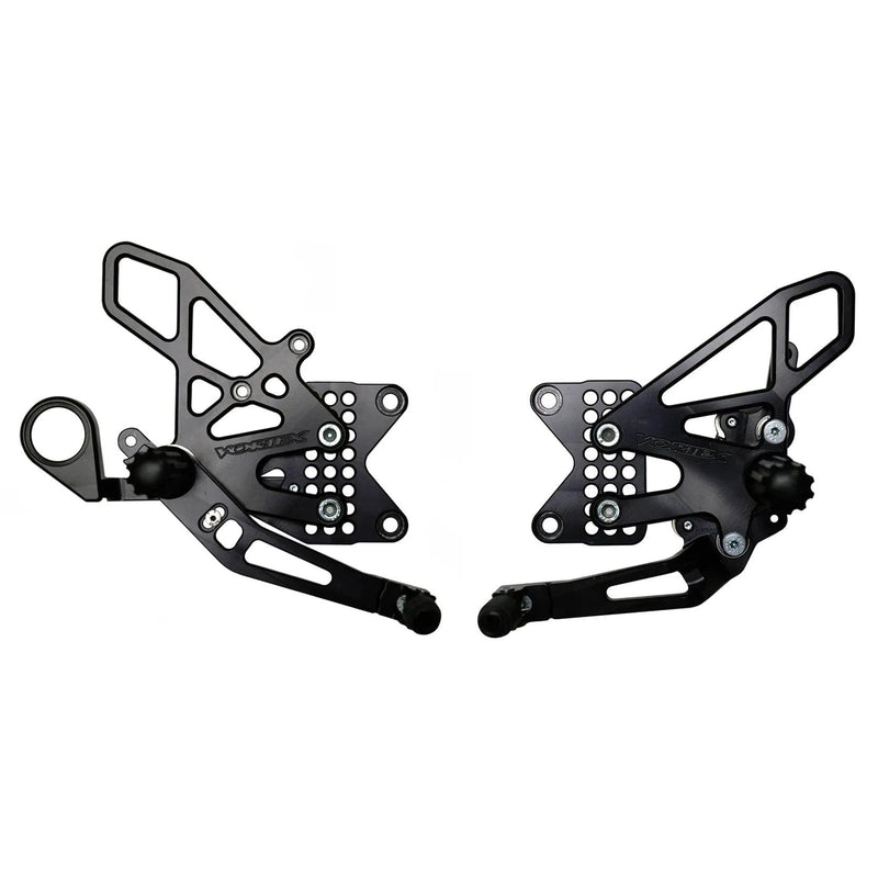 Load image into Gallery viewer, Vortex Racing Adjustable Rear Set Black - RS188K