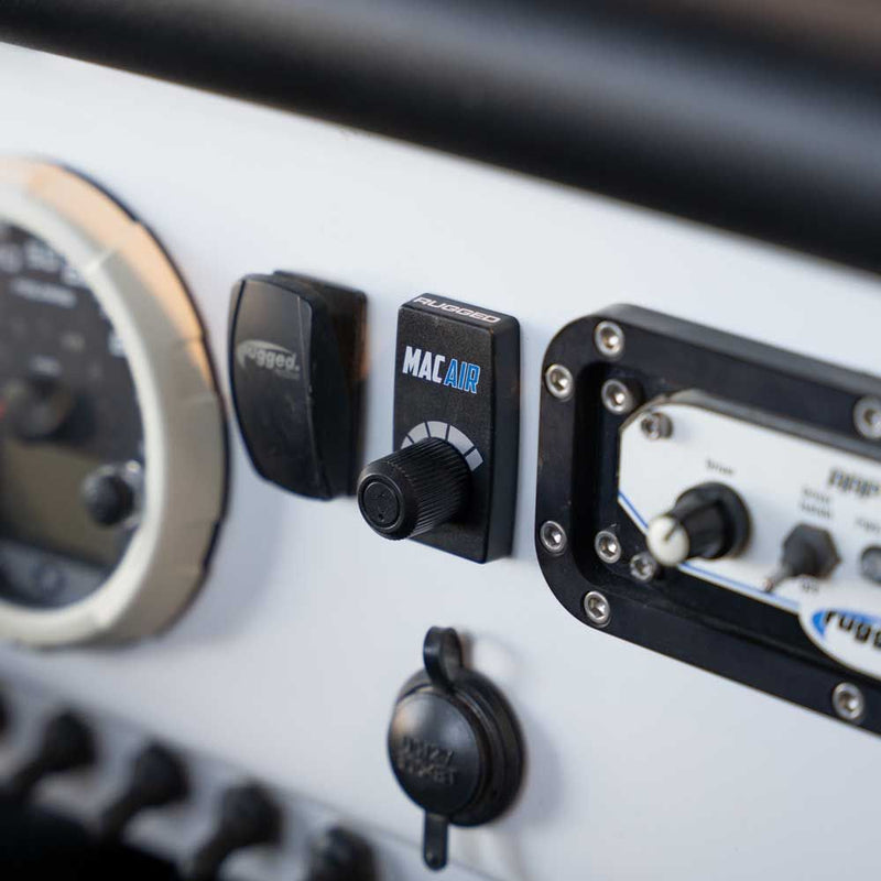 Load image into Gallery viewer, Rugged Radios Rocker Switch Variable Speed Controller (VSC) for MAC Helmet Air Pumper - Complete Switch & Wiring Harness MAC-VSC-RS