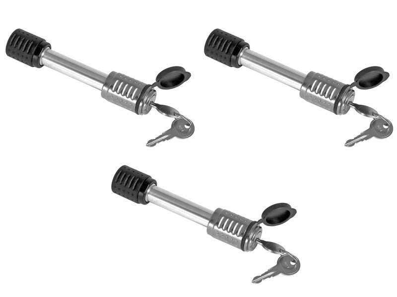 Load image into Gallery viewer, Deadbolt Barbell Hitch Pin Lock - 3-Pack Keyed Alike 5/8 Inch