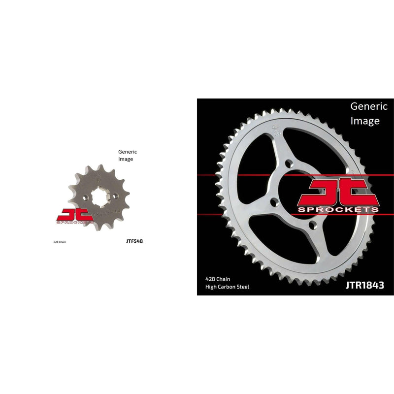 Load image into Gallery viewer, Front and Rear Steel Sprocket Kit for OffRoad YAMAHA TTR125E 2002-2009