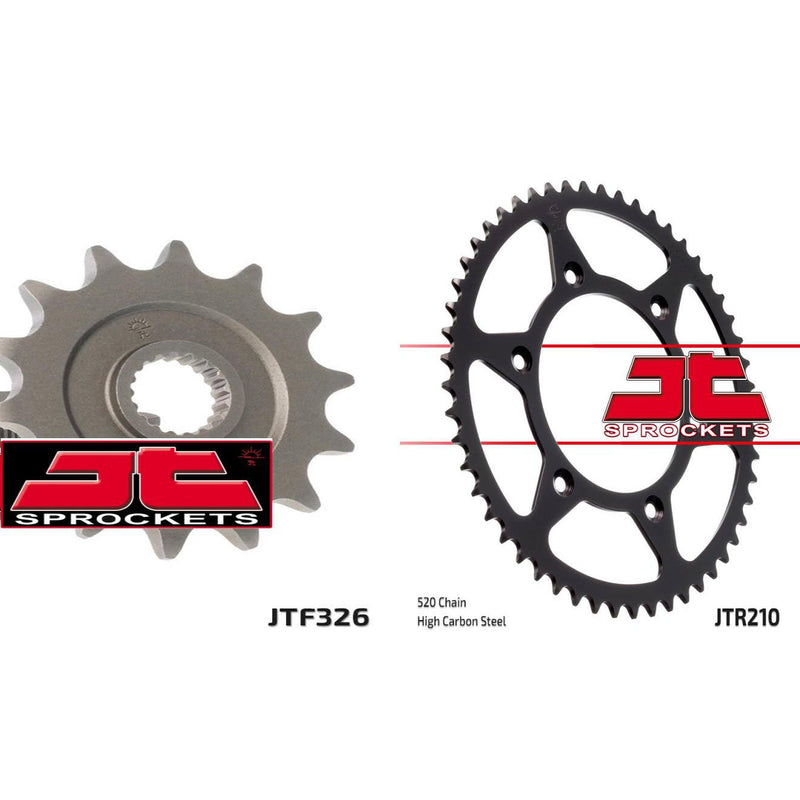 Load image into Gallery viewer, Front & Rear Sprocket Kit for HONDA CR125 RV 97 JT Sprockets