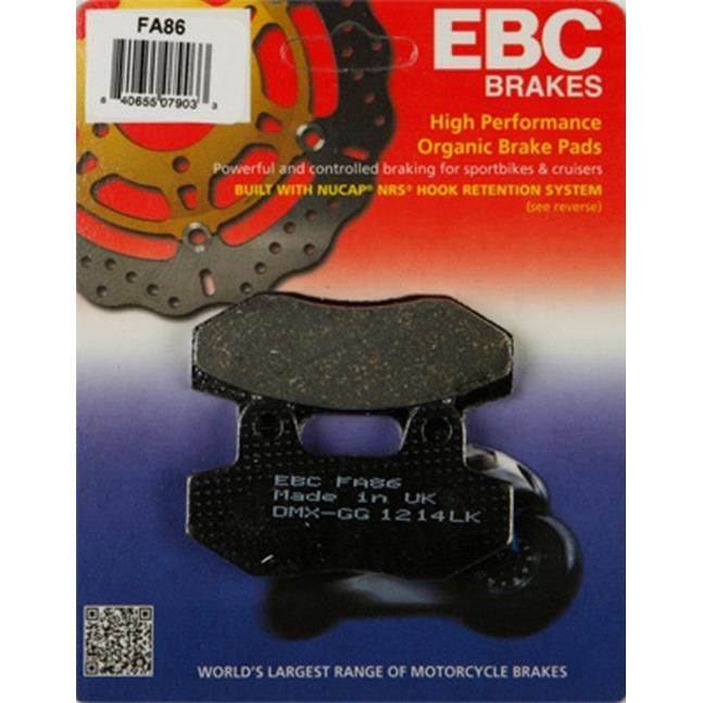 Load image into Gallery viewer, EBC Brake Pad Front Kit FA86 for Hyosung MS3-125 2006-2007