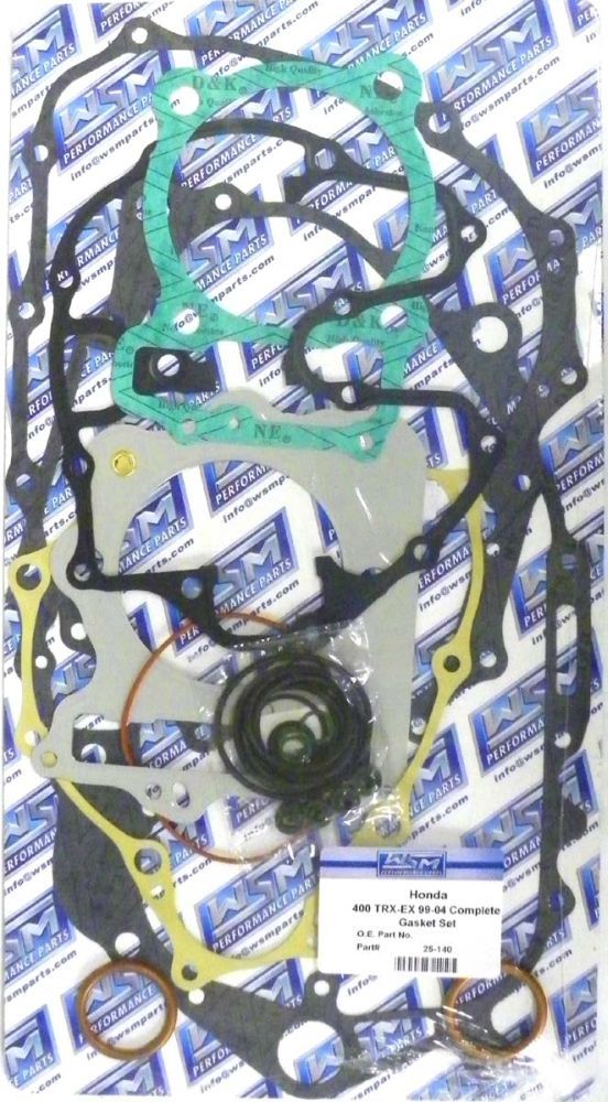 Load image into Gallery viewer, WSM Complete Gasket Kit For Honda 400 TRX-EX 99-04 25-140