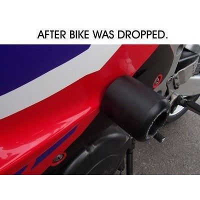 Load image into Gallery viewer, R&G Racing Black Classic Style Crash Protectors For 1992-1999 Honda CBR900RR Fireblade