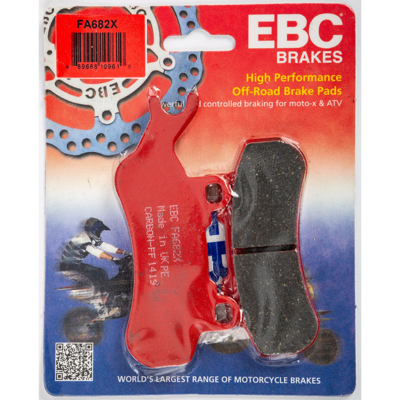 Load image into Gallery viewer, EBC 1 Pair Performance X-Series Carbon Brake Pads MPN FA682X