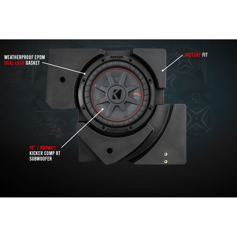 Load image into Gallery viewer, SSV Works Behind Seat Speaker Pods with Unloaded Subwoofer Box For Can-Am Maverick X3 17-22