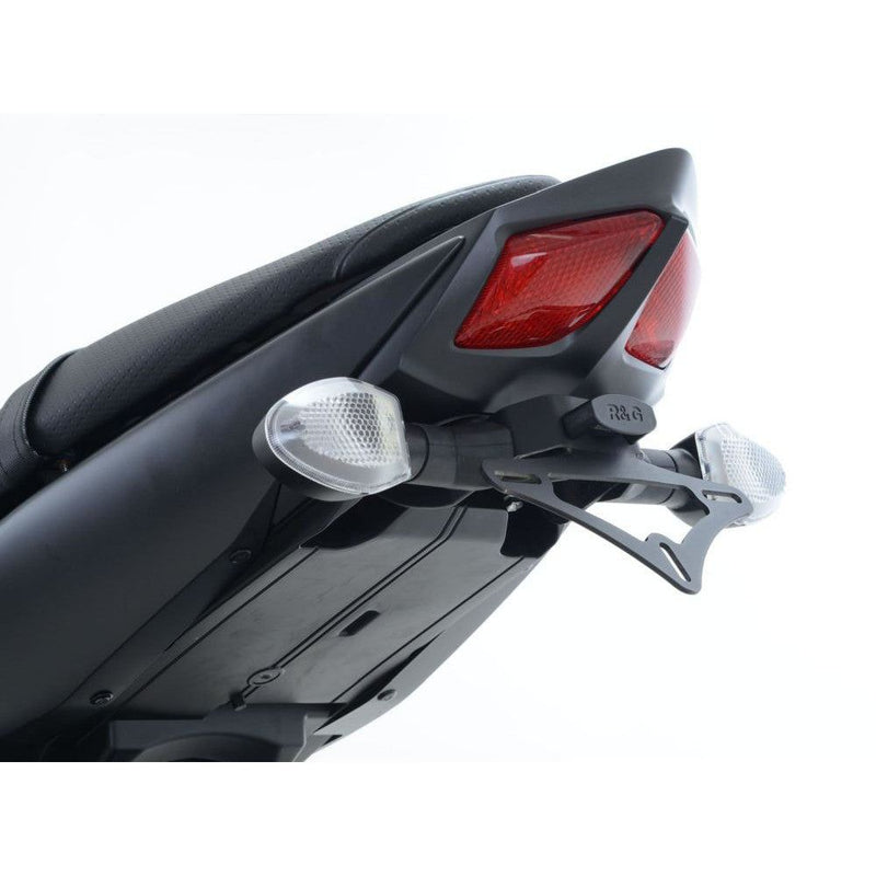 Load image into Gallery viewer, R&G Racing Black Tail Tidy License Plate Holder For 2016-2018 Suzuki SV650 Unfaired