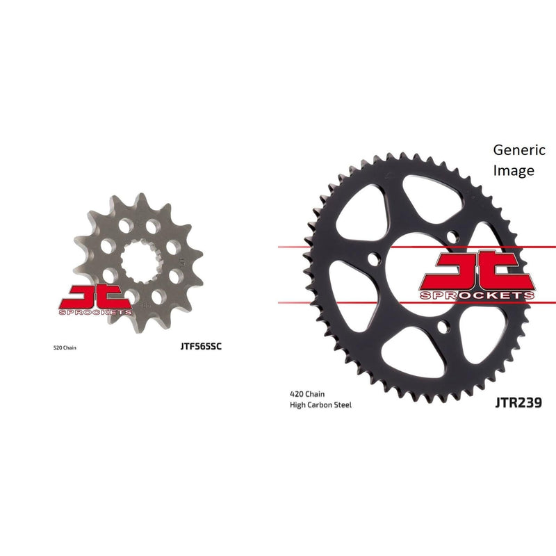 Load image into Gallery viewer, JT SPROCKETS Front and Rear Steel Sprocket Kit for OffRoad YAMAHA YZ400 1999