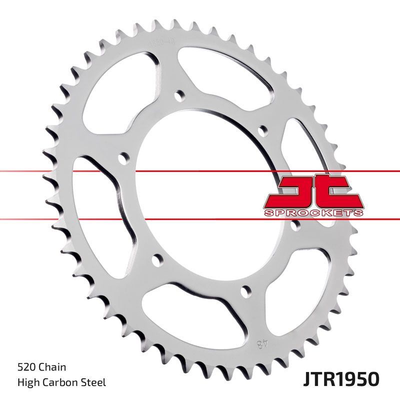 Load image into Gallery viewer, JT Sprockets Rear Steel Sprocket 48 Tooth 48T 520 Chain JTR1950.48