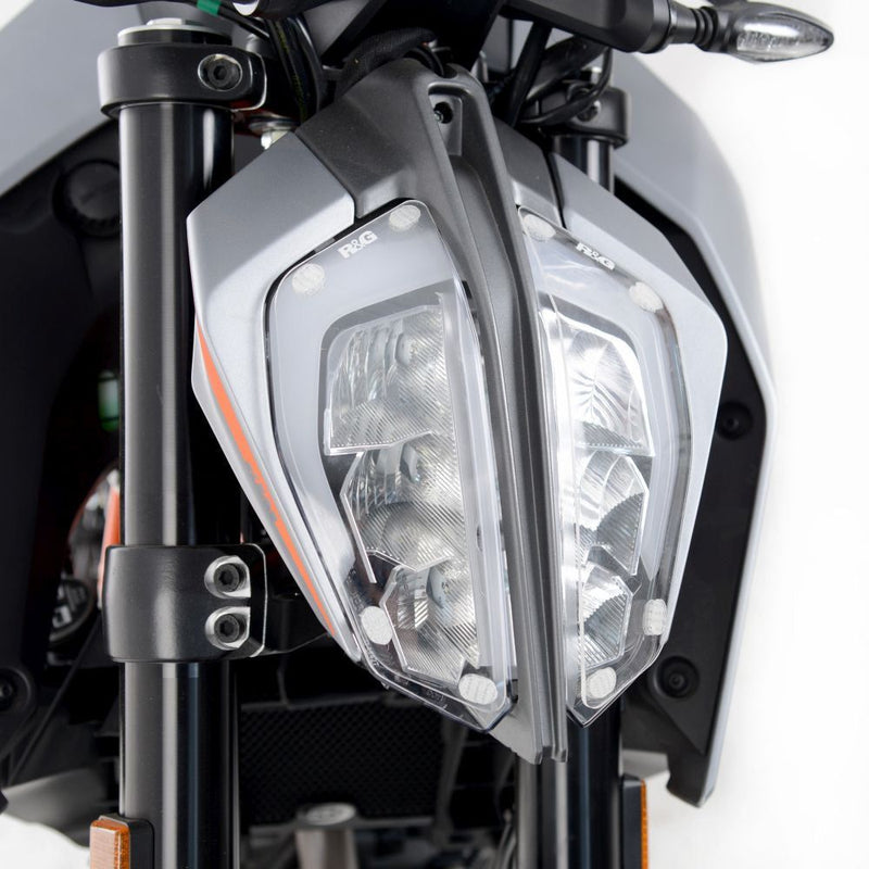 Load image into Gallery viewer, R&G Racing Clear Acrylic Headlight Shield For 2022-2023 KTM 125 Duke