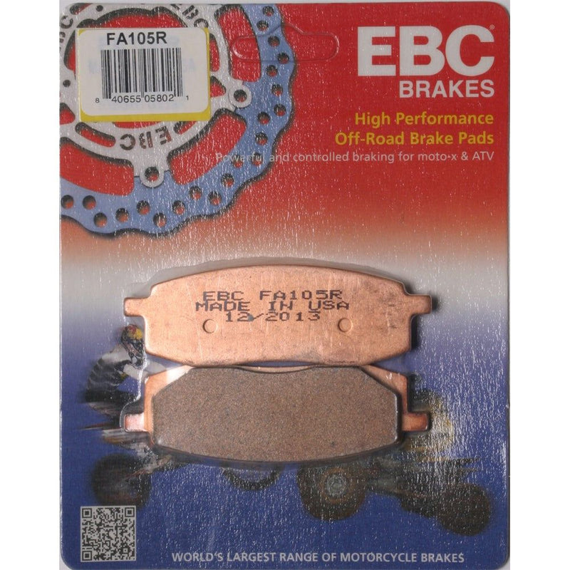 Load image into Gallery viewer, EBC 1 Pair HH Sintered Superbike Brake Pads MPN FA105R