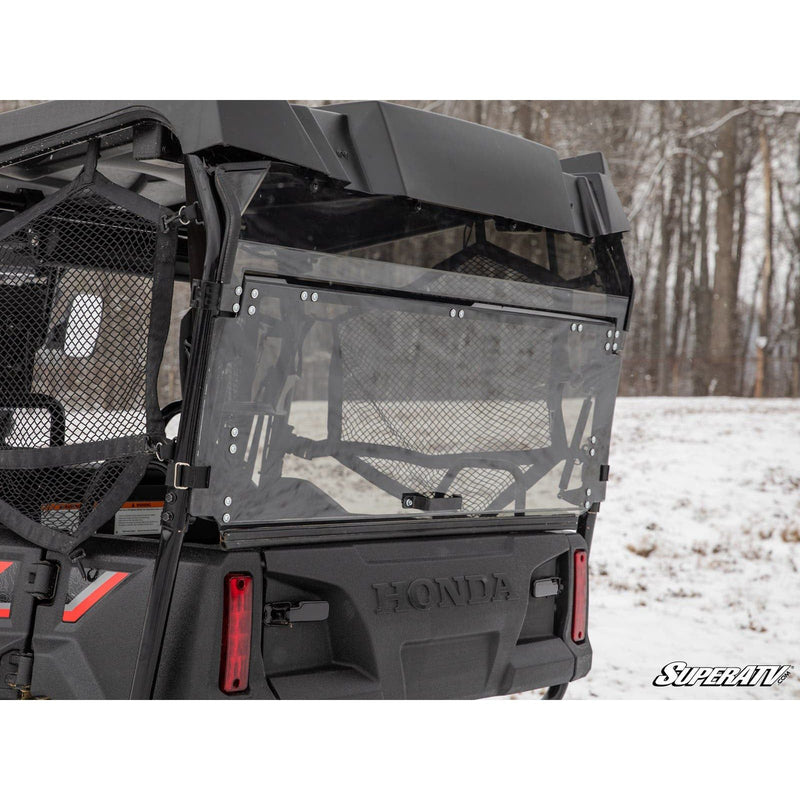 Load image into Gallery viewer, SuperATV Honda Pioneer 700-4 Rear Windshield RWS-H-PIO-7004-76