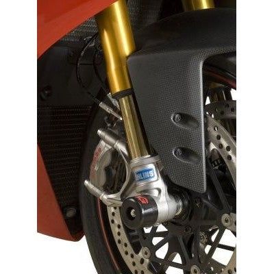 Load image into Gallery viewer, R&G Racing Black Fork Protectors For 2012-2015 Ducati 1199 Panigale