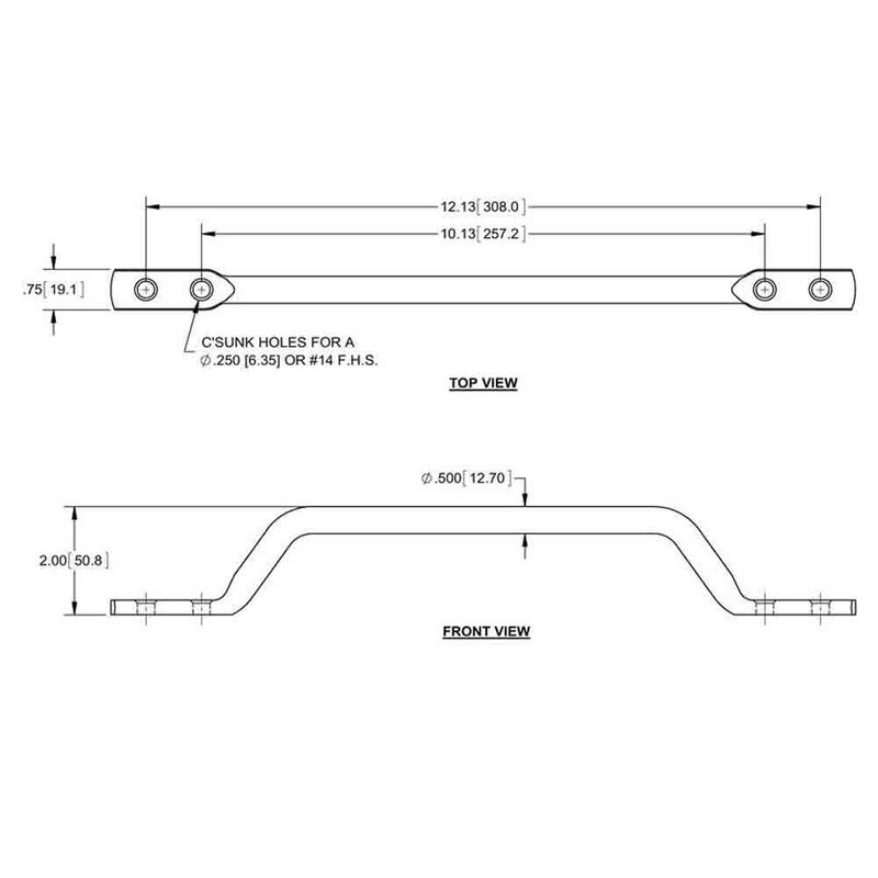 Load image into Gallery viewer, Chrome Steel Assist Handle