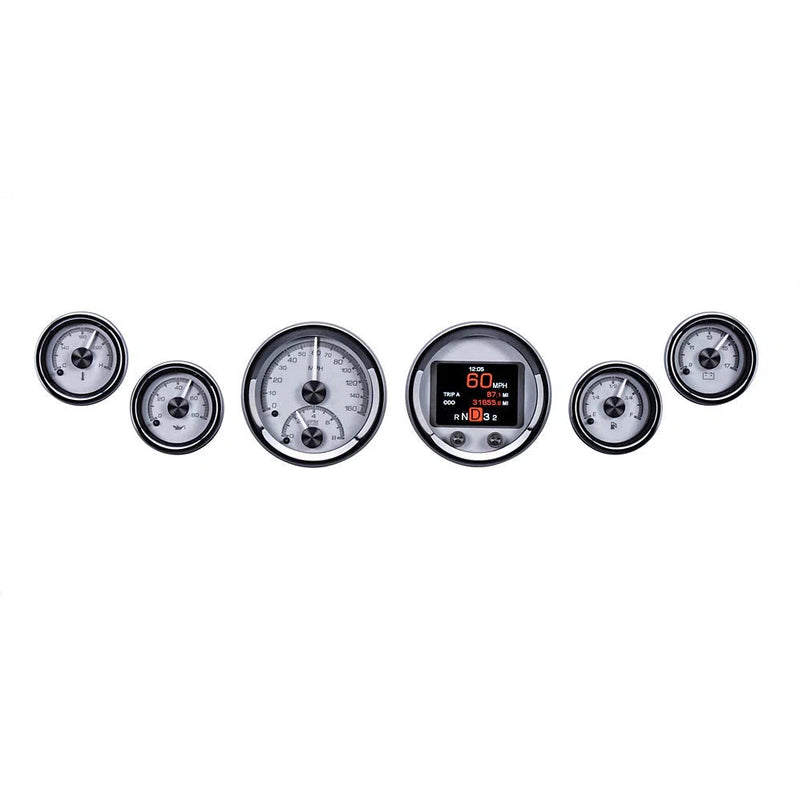 Load image into Gallery viewer, Dakota Digital 6-Piece Round HDX Analog Universal Gauge kit HDX-2060