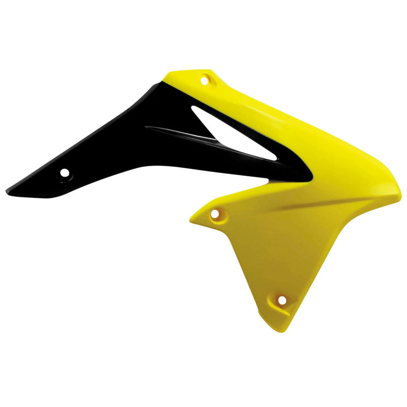 Load image into Gallery viewer, Acerbis Yellow/Black Radiator Shrouds for Suzuki - 2171911017