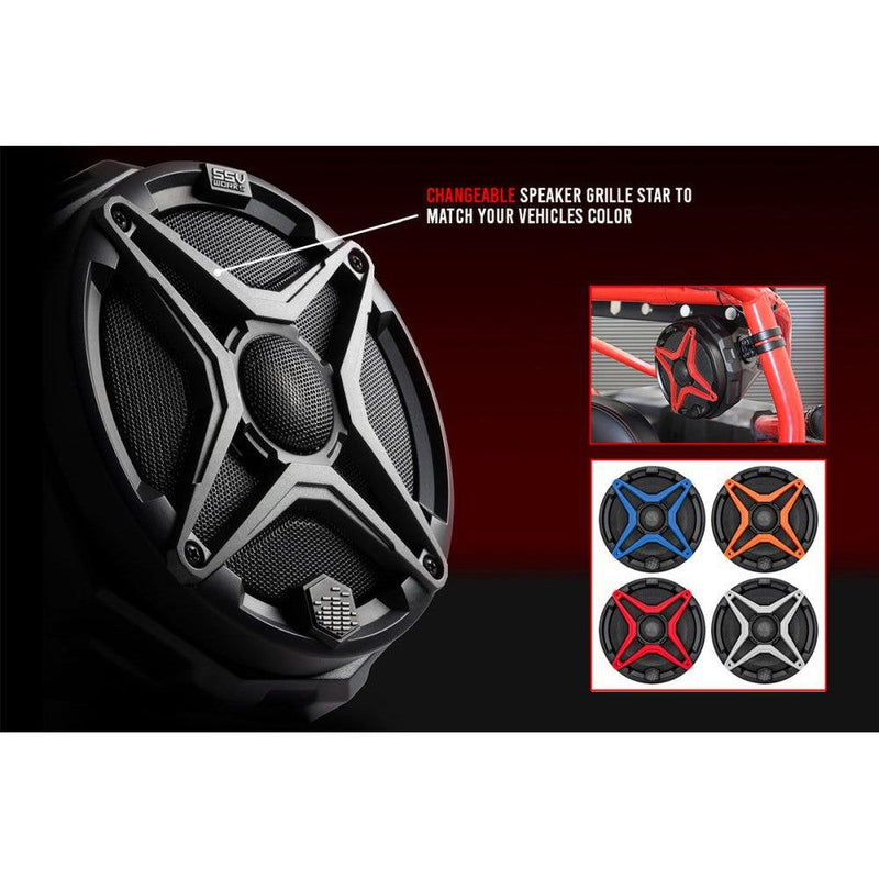 Load image into Gallery viewer, SSV Works 5 Speaker Audio System With Ride Command For Polaris Ranger XP 1000 2018-2022